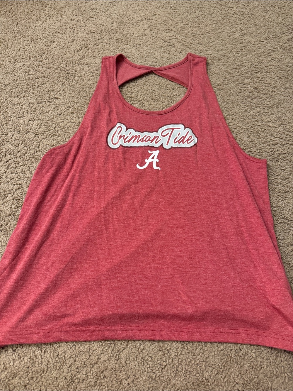 Russell Athletic Crimson Tide Red Racerback Tank
